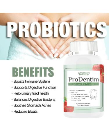 ProDentim Advanced Oral Probiotics - 60 Chewable Tablets for Gum Health - Buy Online on GoSupps.com