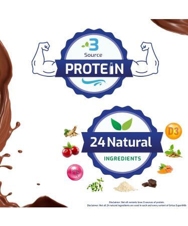 Generic SuperMilk Height+ (13+y Girls) 13g Protein with Zero Refined Sugar Double Chocolate 400 g - Buy Online on GoSupps.com
