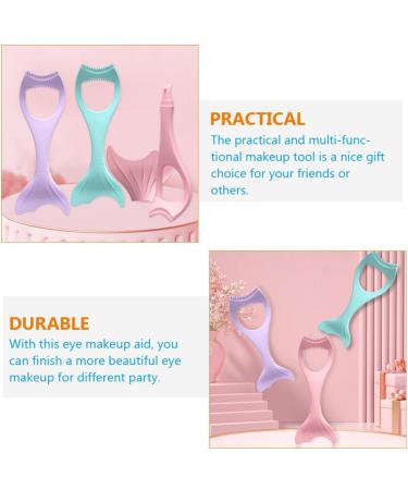 Balacoo Eyeliner Stencils: Winged Eyeliner Tool Eye Makeup Stencils Mascara Shield Eyeliner Tool Helper for Eyes 1 count (Pack of 1) Blue - Buy Online on GoSupps.com