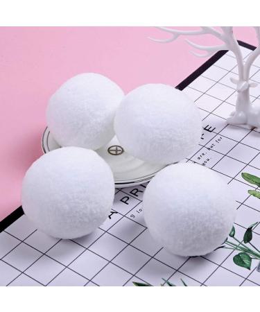 Supoice 50 Pack 3 Inch Large Snow Balls for Kids - Christmas & Winter Holiday Fake Snow Toys for Indoor Outdoor Snow Fight Game - Buy Online on GoSupps.com