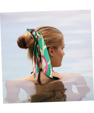 Beaupretty Travel hair ties scrunchies elastic scrunchy elastic hair band ribbon hair rope ponytail hair tie bowknot hair tie knot hair rope scrunchie with ribbon travel style Holder Rope - Buy Online on GoSupps.com