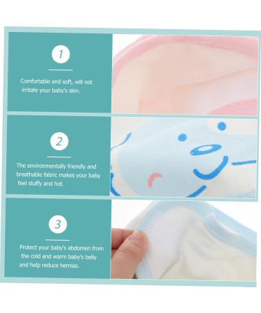 Goohochy Cotton Baby Umbilical Belt | 4-Piece Navel Care Set for Newborns | Gentle Abdominal Protection & Comfort - Buy Online on GoSupps.com