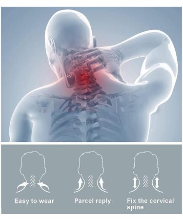 Jlasdr Neck Protection Brace | Ergonomic Cervical Support Collar for Neck Pain Relief & Posture Correction - Medium Size - Buy Online on GoSupps.com