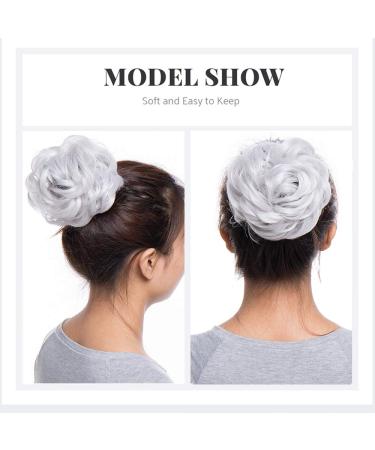 Buy Lady Outlet Mall Silver Grey Hair Extensions 40g | Premium Quality International Shipping - Buy Online on GoSupps.com