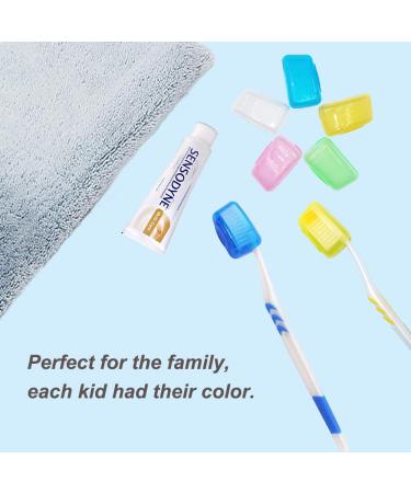 20 Pack Travel Toothbrush Head Covers - Portable Toothbrush Pod Caps for Home and Outdoor Protection - Buy Online on GoSupps.com
