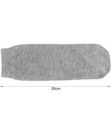 Harilla 10-Piece Prosthesis Socks - Soft Cotton Amputation Leg & Arm Protection Knee-Length 35 cm - Gray - Buy Online on GoSupps.com