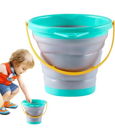 Foldable Pail Bucket | Sand Pail - Beach Bucket Sand Buckets Folding Bucket Easter Bucket for Kids Camping Frifer - Buy Online on GoSupps.com