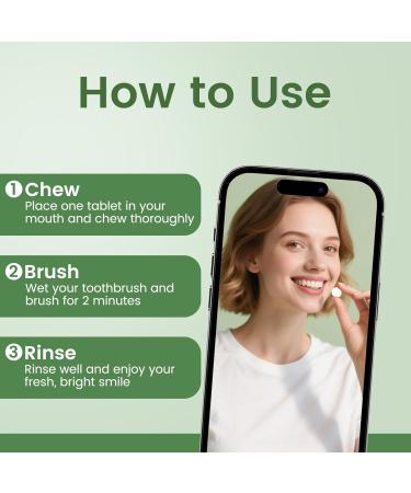 H2ofloss Toothpaste Tablets Lemon | Nano Hydroxyapatite Toothpaste Tablets Chewable | Fluoride Free l 60 Tabs - Buy Online on GoSupps.com