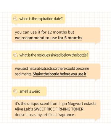 ALIVELAB Sweet Rice Firming Toner 5.07oz | Pore Care Hydration & Firmness - International Shipping Available - Buy Online on GoSupps.com