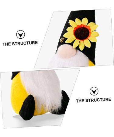 TOPBATHY Christmas 1pc Sunflower Doll Cloth Plush Doll Ladybug Swedish Figurines Black 30X9X7CM - Buy Online on GoSupps.com