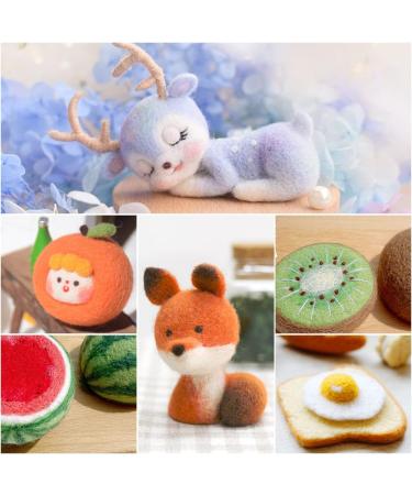Veroave Needle Felting Starter Kit with Storage Bag  385 Pcs Complete Needle Felting Tools and Supplies  Wool Felting Kit with Wool Felt Tools and Felt Molds for Home Decoration Felted Animal 45 colors - Buy Online on GoSupps.com