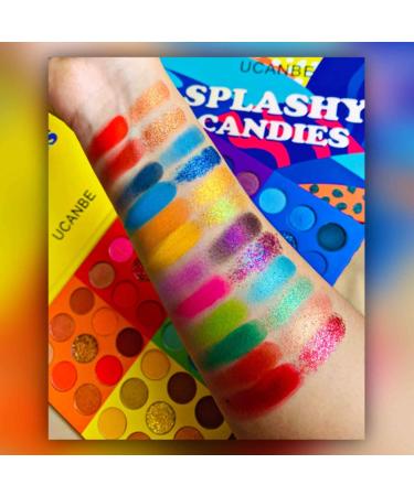 54 Color Eyeshadow Palette & 15 Piece Makeup Brush Set | 6-in-1 Glitter & Matte Eye Makeup Kit - International Shipping Available - Buy Online on GoSupps.com