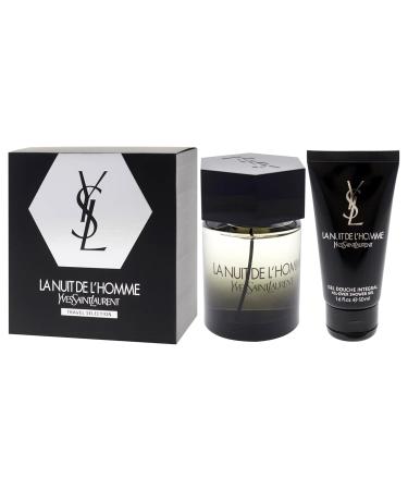 YVES SAINT LAURENT La Nuit De LHomme for Men - 2 Pc Gift Set 3.3oz EDT Spray 1.6oz Shower Gel - Buy Online on GoSupps.com