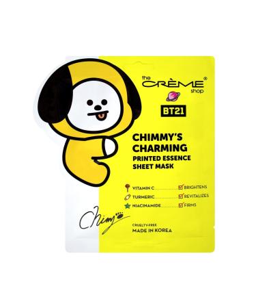 CHIMMY S CHARMING Printed Essence Sheet Mask - Infused with Vitamin C Turmeric Niacinamide