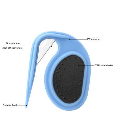 Pet Knotting Comb - Steel Blade De-Filtering Knife for Cats & Dogs | Ultimate Grooming Tool to Remove Mats & Tangles - Buy Online on GoSupps.com