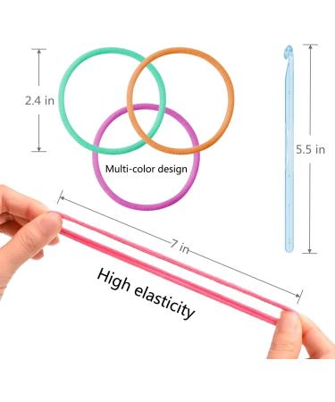 12 Colors Ourtroness Loom Potholder Loops Refill - 192 Pieces for Kids DIY Crafts | Compatible with 7 Inch Weaving Loom - Buy Online on GoSupps.com
