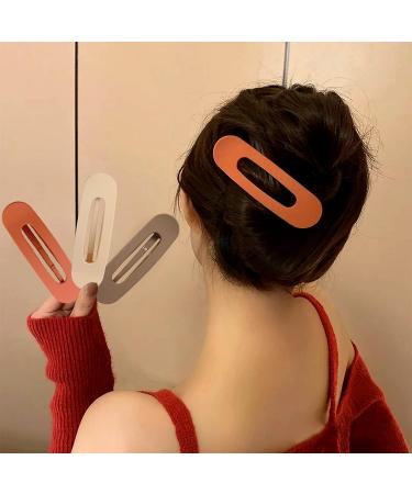 8PCS Large Matte Flat Claw Clips for Thick Hair | Non-slip Strong Hold Hair Styling Accessories for Women Girls - Buy Online on GoSupps.com