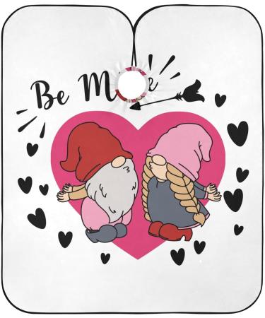 Waterproof Barber Cape - Gnome Pattern & Cheetah Haircut Bib for Men & Women | Unisex Hair Cutting Cape - Buy Online on GoSupps.com