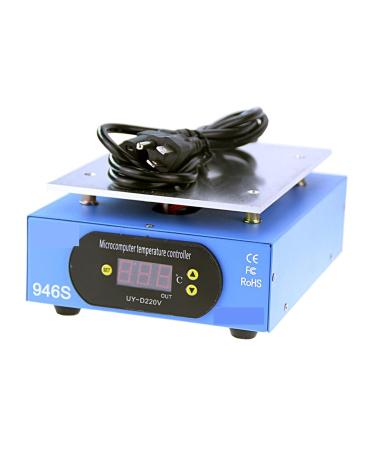 Prefilling station 946S preheating station 400 W LCD Digital 140 x 200 mm platform heating plate for LCD screen separator to maintain a constant temperature (color: package1 size: 1 UK package1
