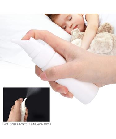 70ml Rhinitis Relief Spray Bottle for Children & Adults - Refillable Nasal Care Atomizer for Allergy Relief and Saline Mist - Pump Sprayer Container - Buy Online on GoSupps.com
