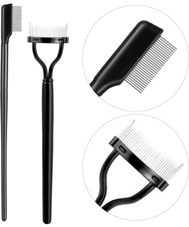 WLLHYF Eyelash Comb Set - Metal Teeth Eyelash Separator Tool for Girls and Women - Buy Online on GoSupps.com