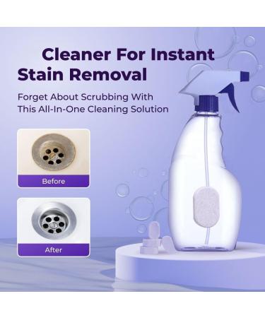 Cleanlix Cleaning Spray 2024 New Cleanlix Cleaner for Instant Stain Removal CleanLix The All-In-One Solution For Every Stain Spray Bottle & Effervescent Tablet Set Lavender Scent (2PCS+24Pills) - Buy Online on GoSupps.com