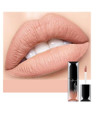 INTEROOKIE 21 Colors Matte Matte Liquid Lipstick Lip Gloss NonSmudge Cup NonFade Lip Glaze 10