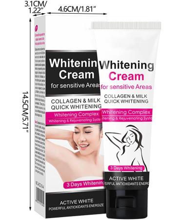 Skin Lightening Cream 2024 New Lightening Cream For Skin Spots On Face Armpits Neck Brightening Cream for Knees Elbows Whitening and Moisturizing Underarm Brightening Cream Body Lotion - Buy Online on GoSupps.com