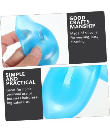 FOYTOKI 1pair Silicone Ear Protection Cover for Hair Dyeing Ear Shield Sky Blue for Home and Salon Use and Reusable Protector - Buy Online on GoSupps.com