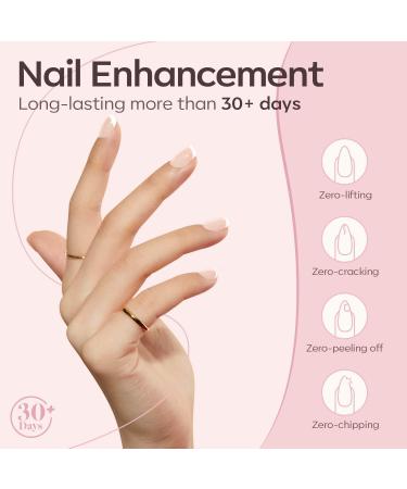 Modelones Builder Nail Gel 8-in-1 Cover Nude Gel Builder LED Nail Lamp Cured Hard Gel Builder for Nail Thickening Nail Strengthener Extension Gel Rubber Base Gel Polish Glue Gel in a Bottle - Buy Online on GoSupps.com