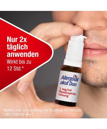 Allergodil Acute Duo - Allergy Combination Pack: Nasal Spray (10ml) & Eye Drops (4ml) | Anti-Allergic Azelastine Hydrochloride - Buy Online on GoSupps.com