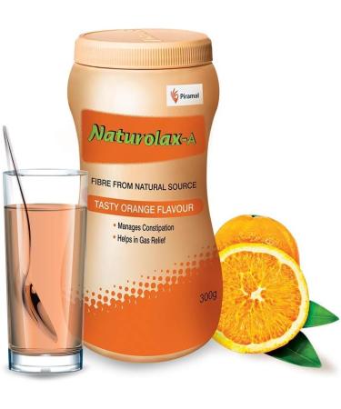Naturolax Orange Flavour Isabgol Fibre 100g - Digestion & Bowel Health - Buy Online on GoSupps.com