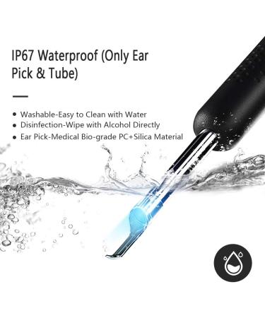 Sibytech R1 Otoscope Ear Cleaner - 1080p FHD Camera & LED Light - Safe Ear Pick Kit for iPhone iPad & Android - Efficient Ear Wax Removal Tool - Buy Online on GoSupps.com
