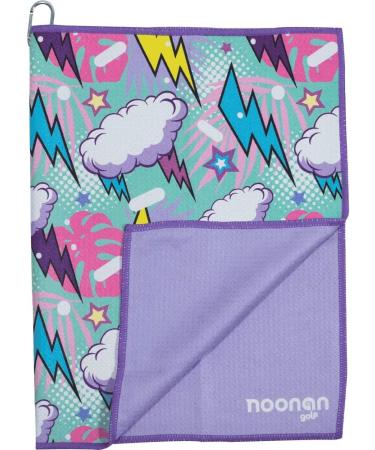 Noonan Golf Towel - Premium Microfiber with Carabiner Clip | 24x15 | Golf Accessories for Men & Women | Fun & Unique Designs - Buy Online on GoSupps.com