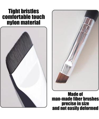 2 Pieces Foundation Brushes and 2 Pieces Eyebrow Brushes Foundation Brushes for Liquid Makeup Flat Foundation Brushes Flat Top Facial Brushes Easy to Use Liquid Foundation Brushes - Buy Online on GoSupps.com