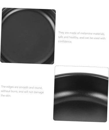 4 Pcs Chili Sauce Snack Plate Flavor Plates Food Household Sauce Dishes Dipping Vegetables re-usable 9X9X2.4CMx2pcs Blackx2pcs - Buy Online on GoSupps.com