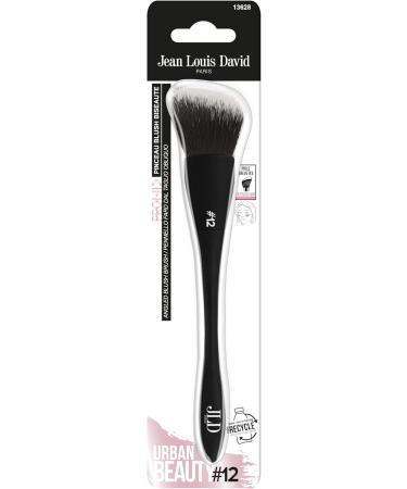 JEAN LOUIS DAVID - Beveled Blush Brush - PRO HD #12 - Makeup - Recycled Plastic - Vegan - Synthetic Bristles - Buy Online on GoSupps.com