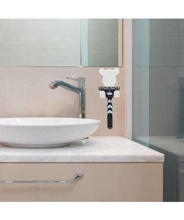 Buy Ifundom 2-Pack Wall Hooks for Razor Storage Perfect Shower Organizer & Holder Durable Plastic Razor Hanger for Easy Access - Buy Online on GoSupps.com