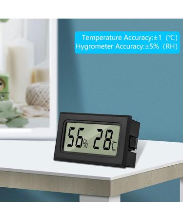 ARCELI 5 Digital Thermometer & Hygrometer - Mini LCD Temperature & Humidity Gauge for Reptiles Office Kitchen Incubators & Greenhouses | International Shipping Available - Buy Online on GoSupps.com