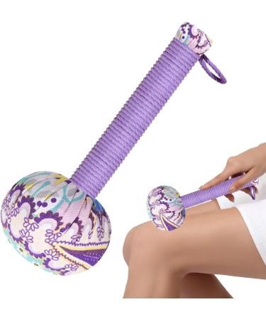 Massage Hammer - Long Purple Massage Tool for Full Body & Legs | Wormwood Therapy | 26cm - Buy Online on GoSupps.com