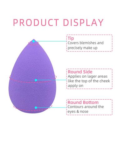Dolovemk Mini Make-Up Sponge Set | Latex-Free Beauty Sponges for Flawless Coverage | International Shipping - Buy Online on GoSupps.com