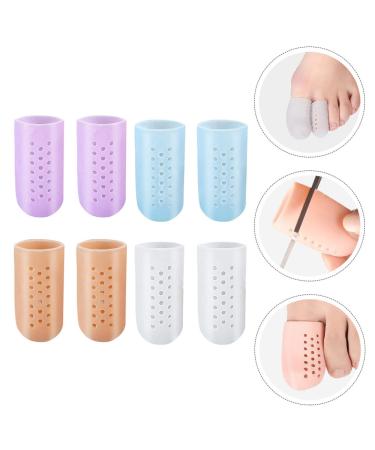 4 Pairs FRCOLOR Toe Gel Caps Big Toe Protector - 1.7x1.7cm - Buy Online on GoSupps.com