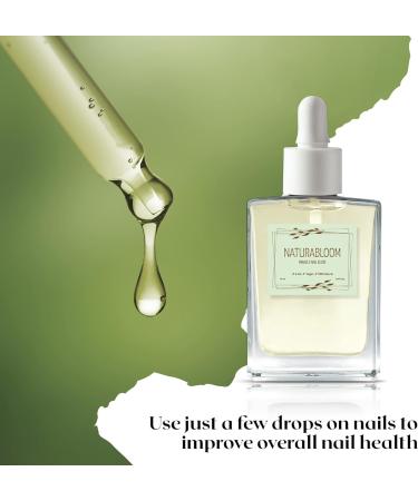 NATURABLOOM Miracle Nail Elixir Nail Repair Nail Oil - A 99% Natural Nail Oil Treatment for Damaged Nails - Vegan Nail Treatment for Weak and Damaged Nails - Nail Growth and Strengthener - Buy Online on GoSupps.com