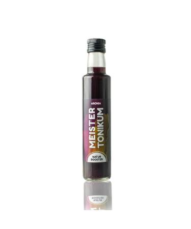 Master Tonic Aronia Organic Vinegar 250ml - 30% Aronia Berry Juice | Vital Smoothie & Salad Dressing | Immunity Booster with Turmeric Lemon Garlic Ginger - Buy Online on GoSupps.com