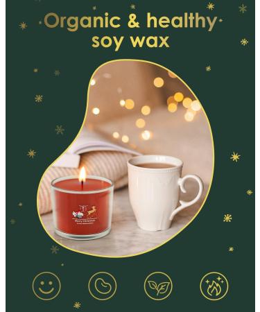 Boyujk Christmas Candle Gift Set | Scented Candles for Women | Perfect Christmas Gifts | Me-Zfylz003 Green 300g - Buy Online on GoSupps.com