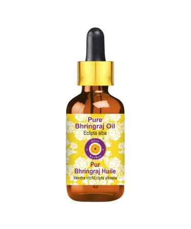 Deve Herbes Pure Bhringraj Oil (Eclipta alba) 15ml (0.50 oz)