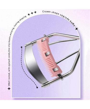 Eyelash Curler with Eyelash Comb Handheld Long Lasting Metal Eyelash Curler Clip Big Eye Cosmetic Tools Women Accessories (Color : C2) - Buy Online on GoSupps.com