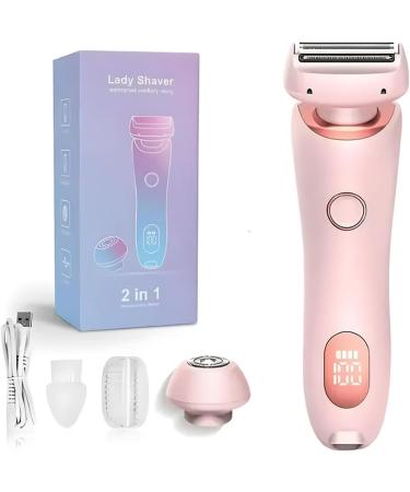 Beautibloom Razor - 2024 Best Silk Glide Razor SilkGlide Pro - 2024 Best Silk Glide Razor Livora Electric Razor 2 in 1 Electric Shaver Razors for Women Wet & Dry (Pink)