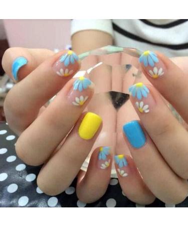 dijiusidy Nail Art Stickers Self-Adhesive Fingernail Decal with Strap Glue DIY Art Decor Full Cover Manicure Kits for Women Girls YMX201 - Buy Online on GoSupps.com