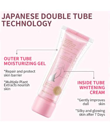 Aisasea Whitening Cream Aisasea Whitening Lotion Double Tube Whitening Moisturizing Cream Brightening Body and Face Toning Cream Improve Dull Skin (2pcs) - Buy Online on GoSupps.com